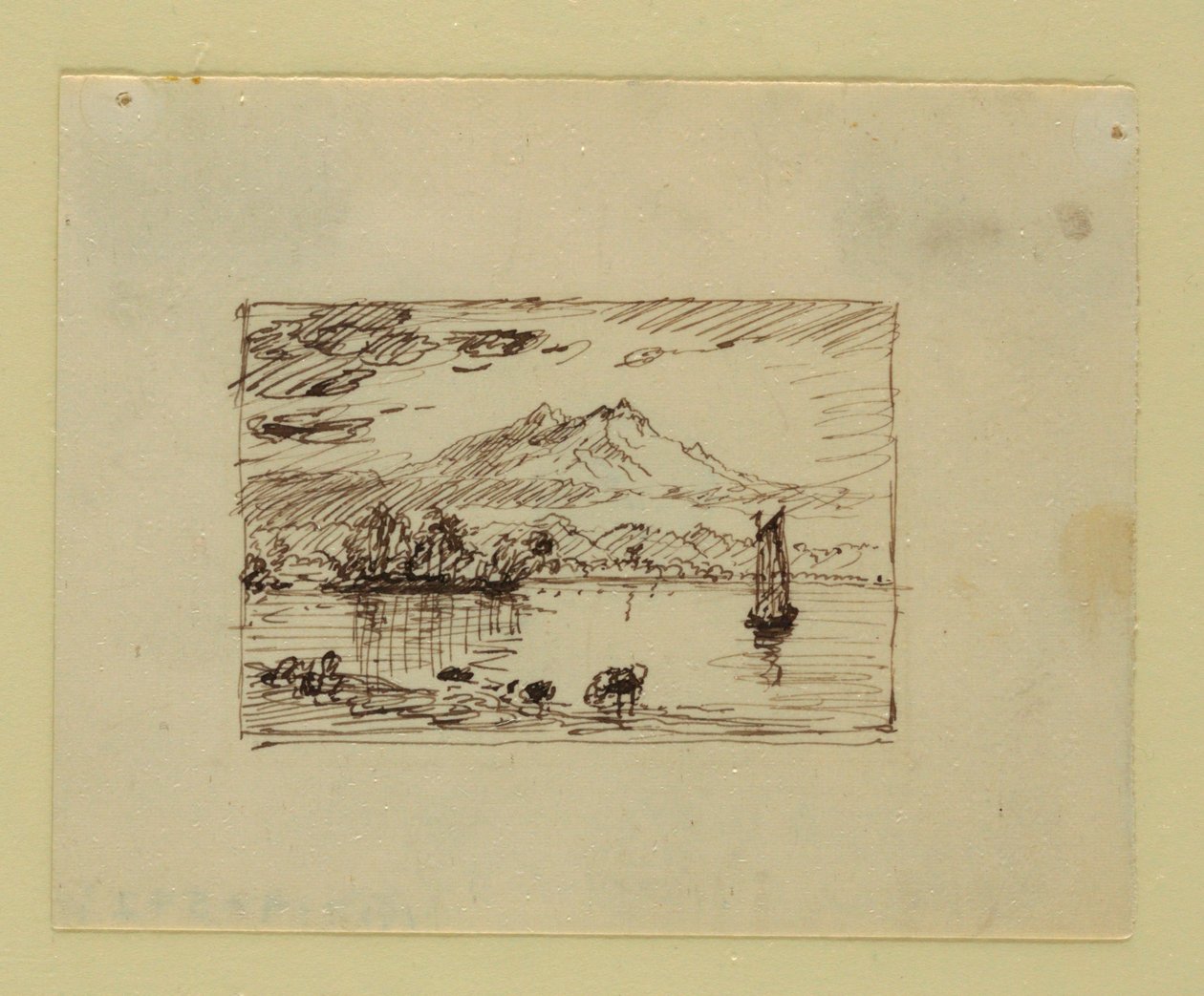 hayali manzara by Frederic Edwin Church
