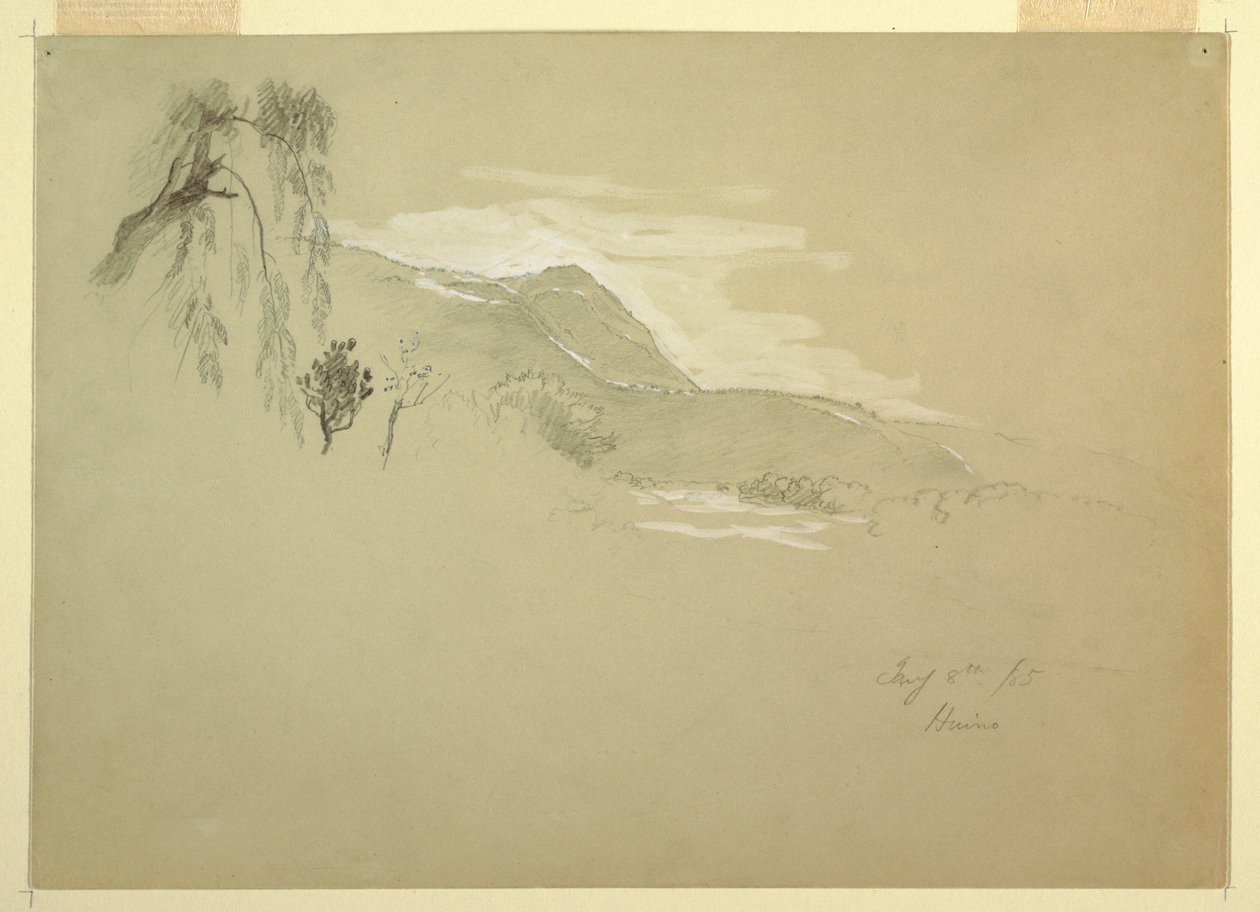 Huino, Meksika yakınlarındaki manzara by Frederic Edwin Church
