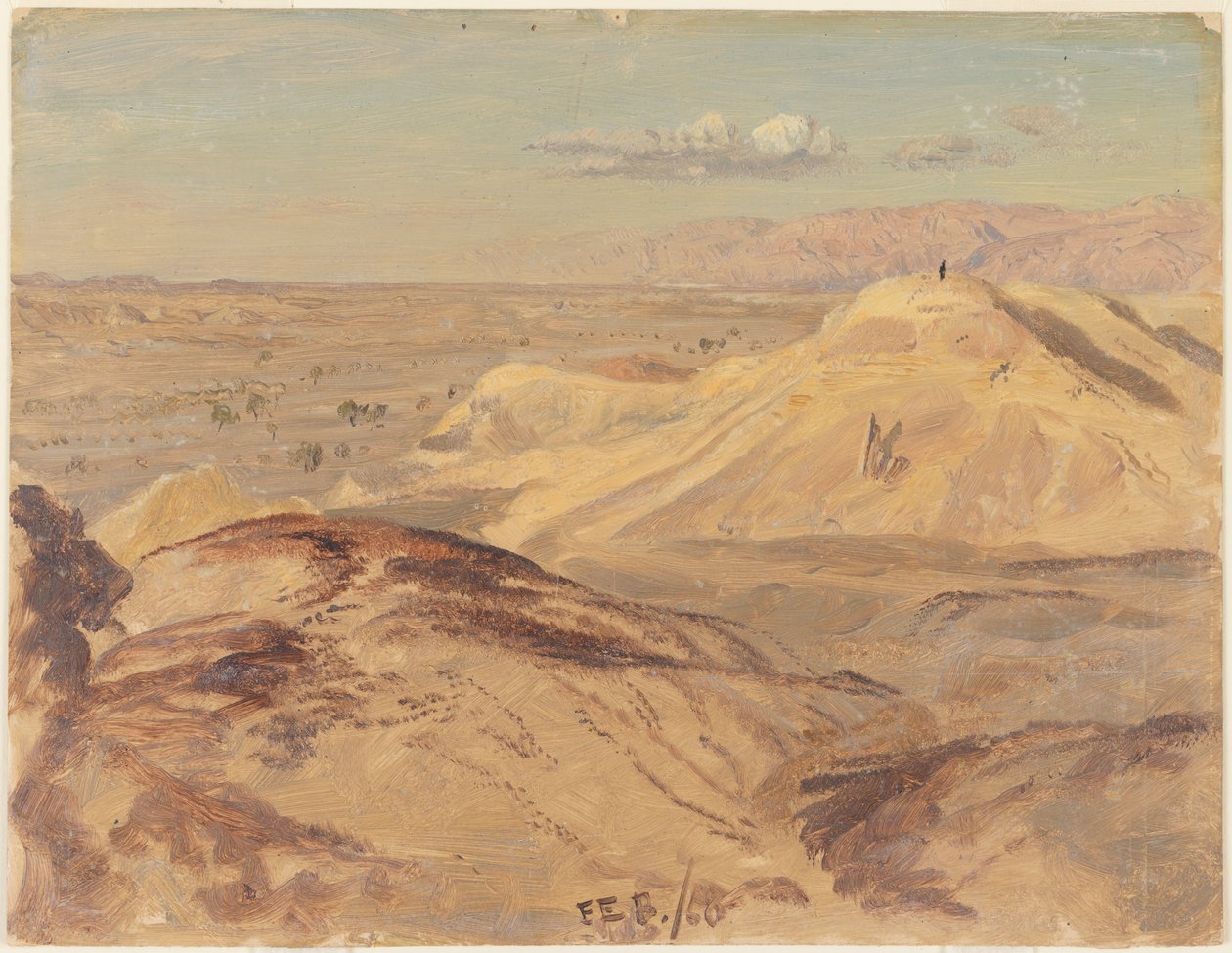 Petra yakınlarındaki manzara by Frederic Edwin Church