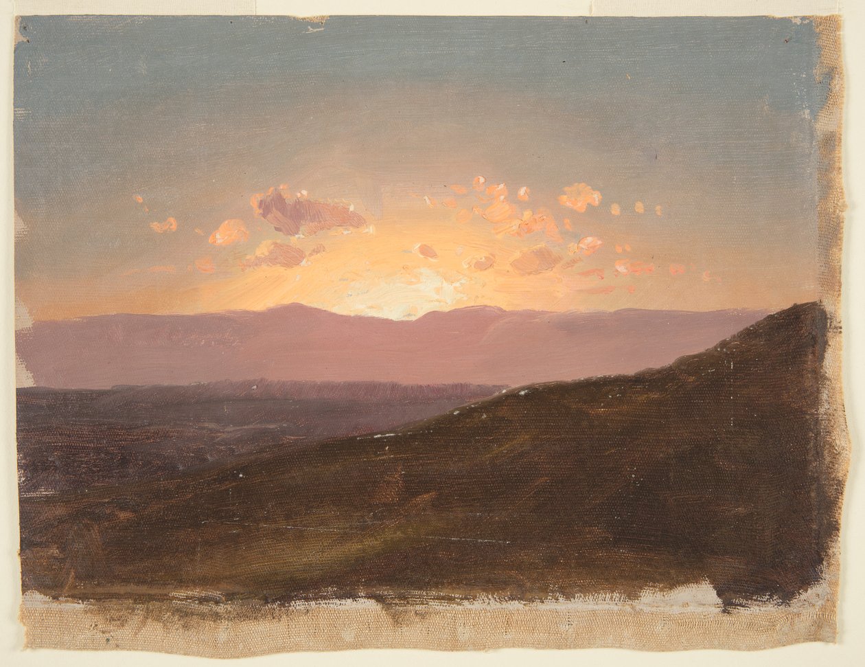 Hudson Vadisi boyunca seyir by Frederic Edwin Church