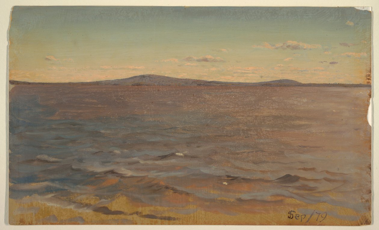 Maine, Katahdin Gölü by Frederic Edwin Church