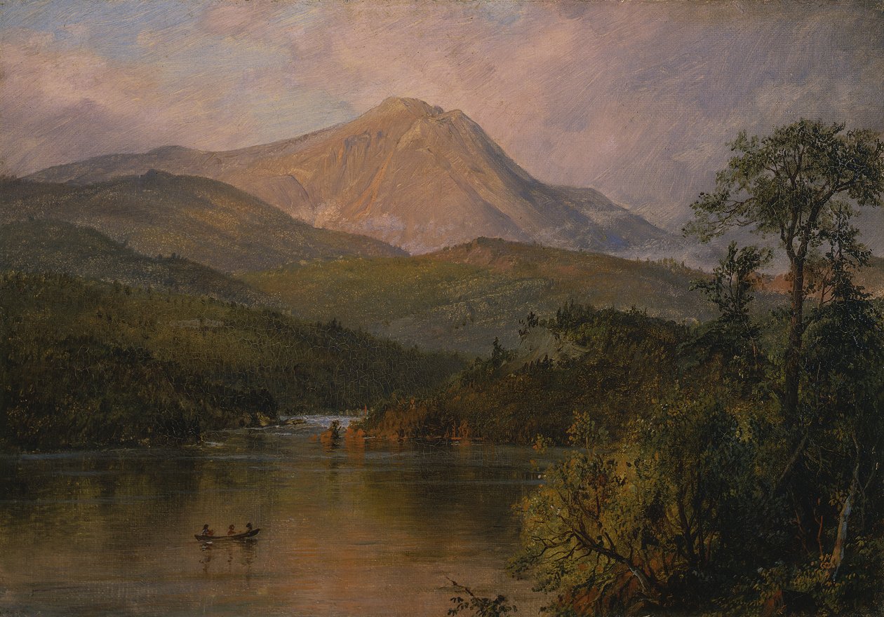 Katahdin Dağı, c.1856 by Frederic Edwin Church