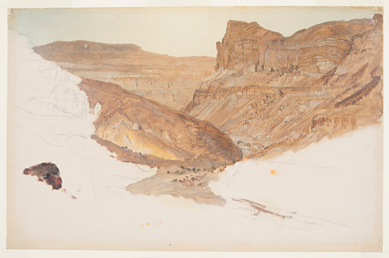 Dağ Deresi, Yemen Vadisi, Filistin by Frederic Edwin Church