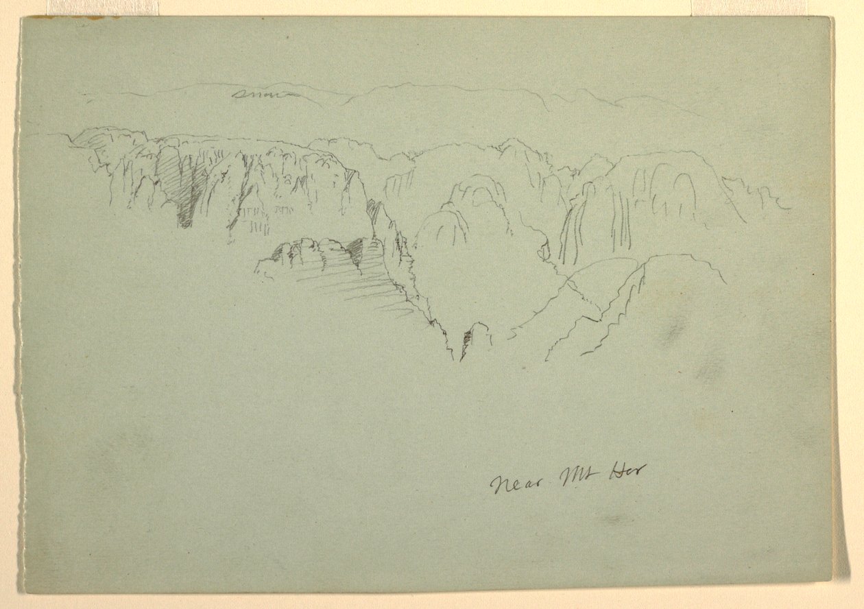 Dağ, Wady el-Arabah, 23 Şubat 1868 by Frederic Edwin Church