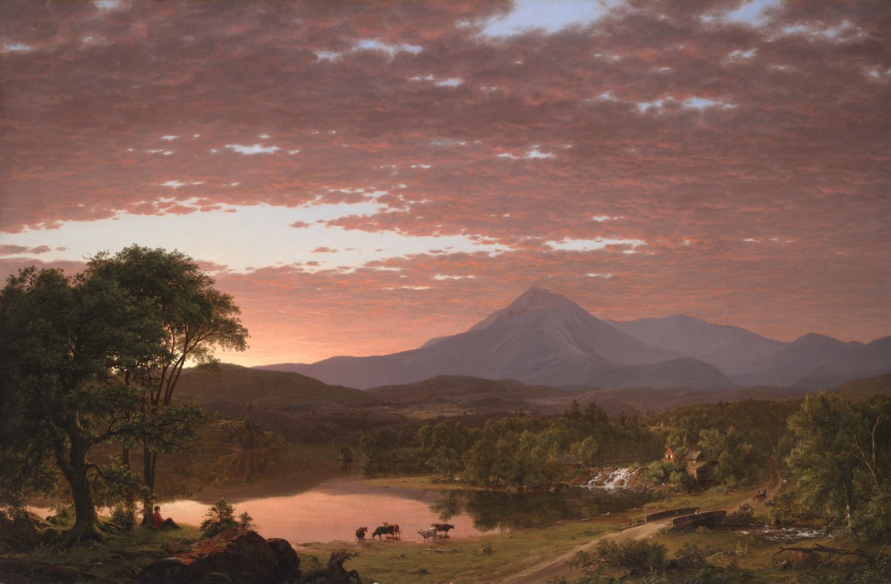 Ktaadn Dağı, 1853 by Frederic Edwin Church
