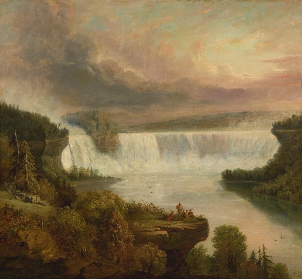Niagara Şelalesi (Horseshoe Falls) by Frederic Edwin Church
