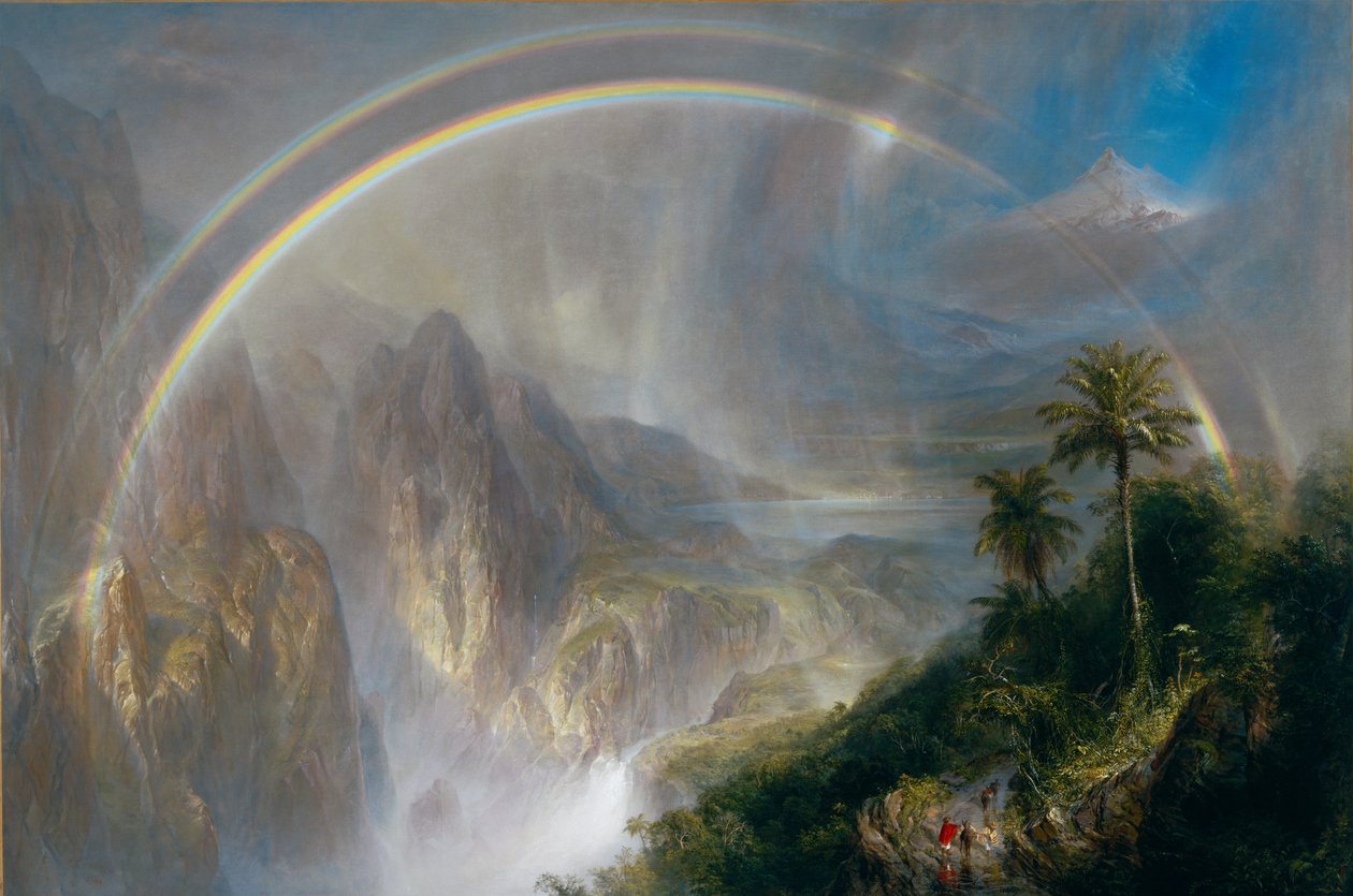 Tropik Bölgelerde Yağmur Mevsimi by Frederic Edwin Church