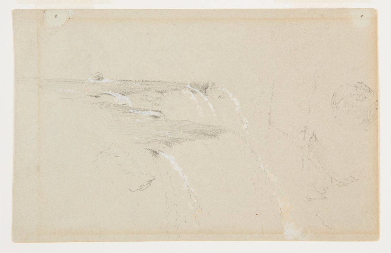 Amerikan Şelalelerinin Kenarı, Niagara Nehri by Frederic Edwin Church