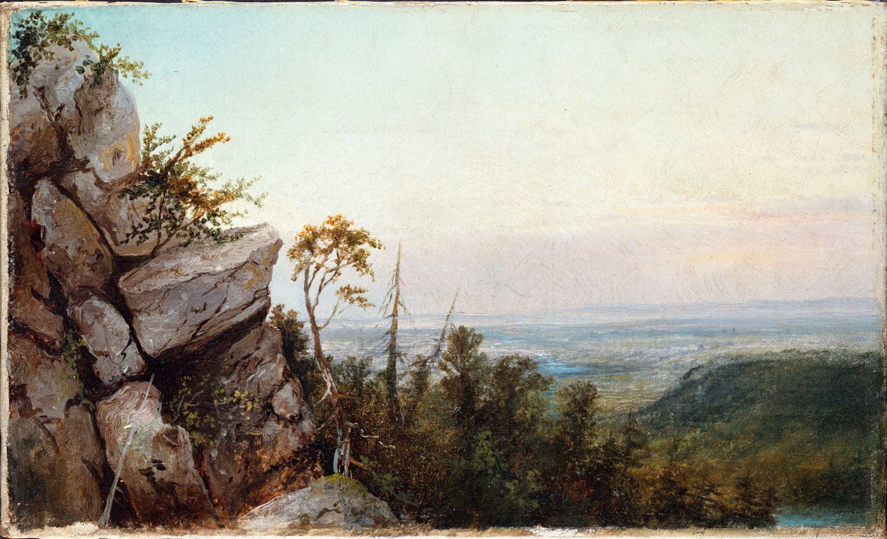 Kayalar ve Manzara by Frederic Edwin Church