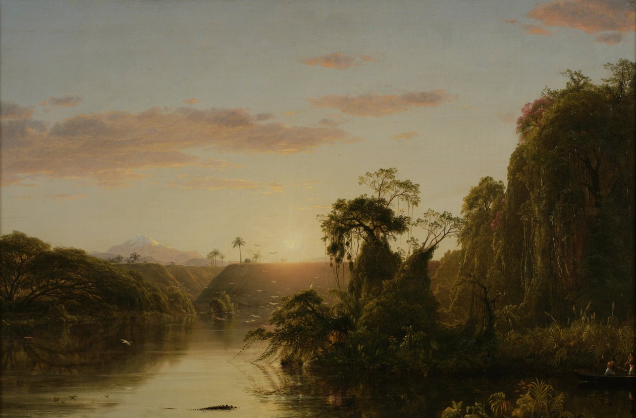 Magdalena sahnesi, 1854 by Frederic Edwin Church