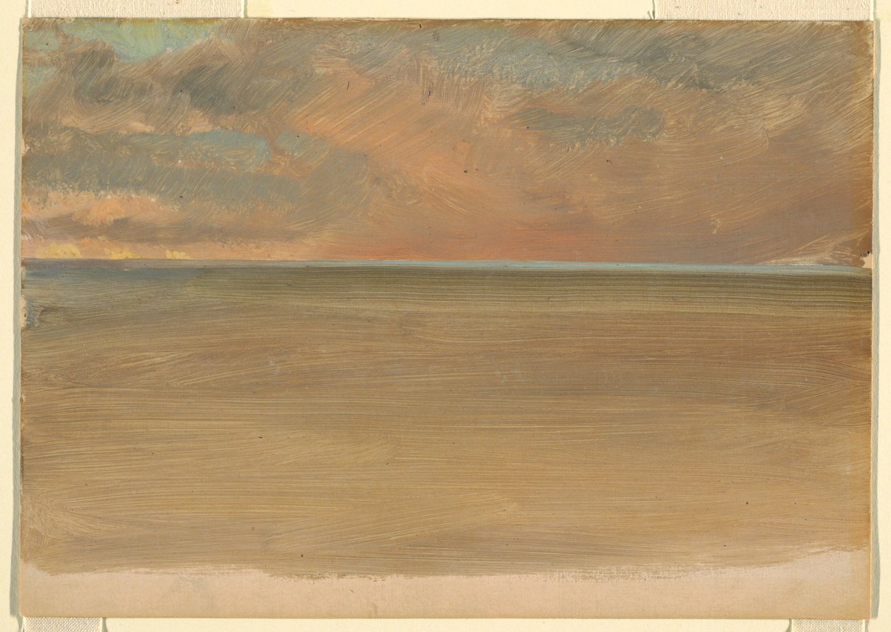 Uzakta Buz Kaplı Deniz Manzarası by Frederic Edwin Church