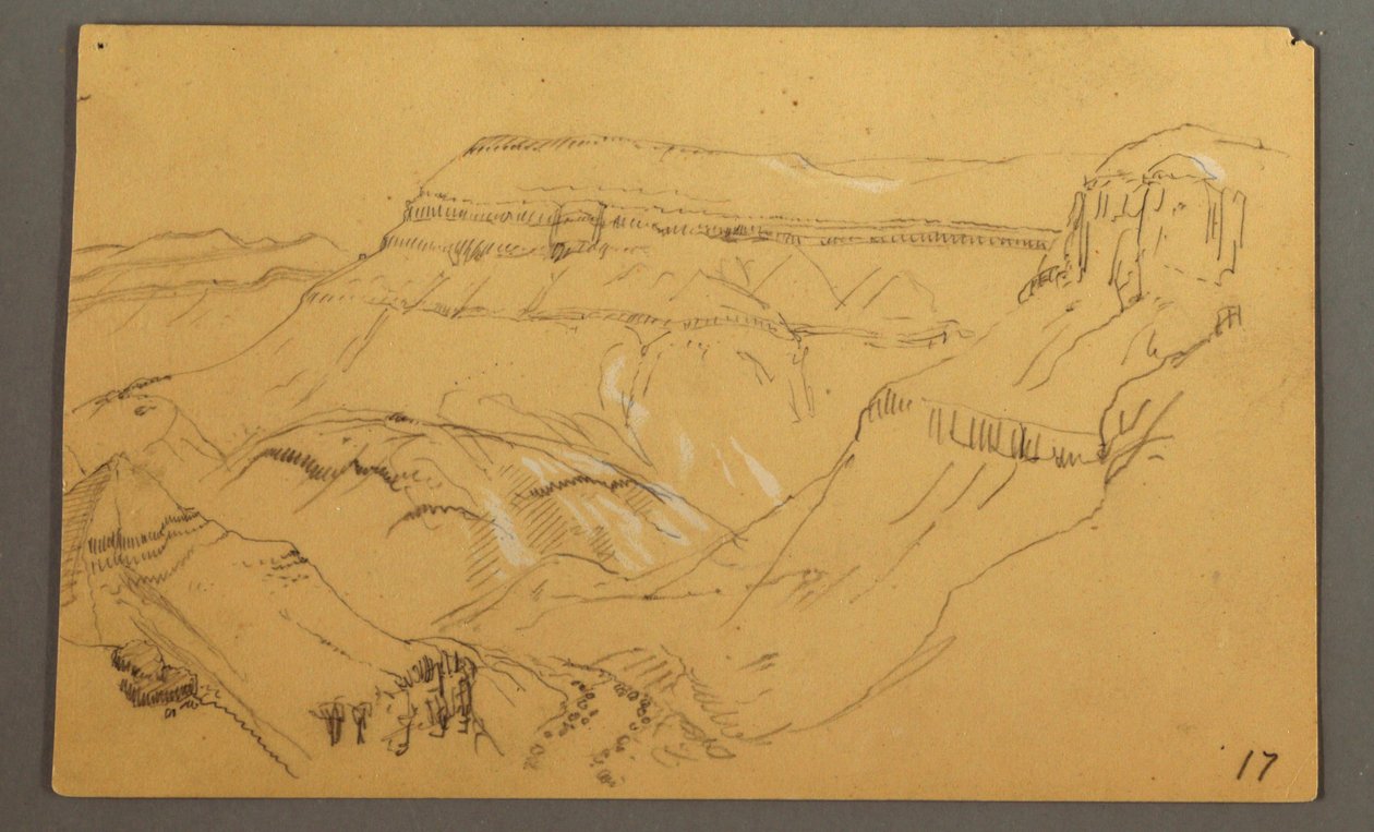 Eskizler, El Yemen Vadisi, "Arabistan" by Frederic Edwin Church