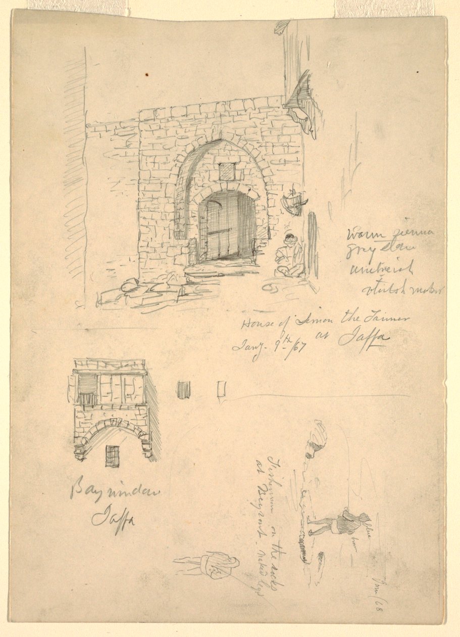 Semon Tanner Evi, Yafa, Filistin [Tel-Aviv, İsrail] ve Beyrut, Suriye