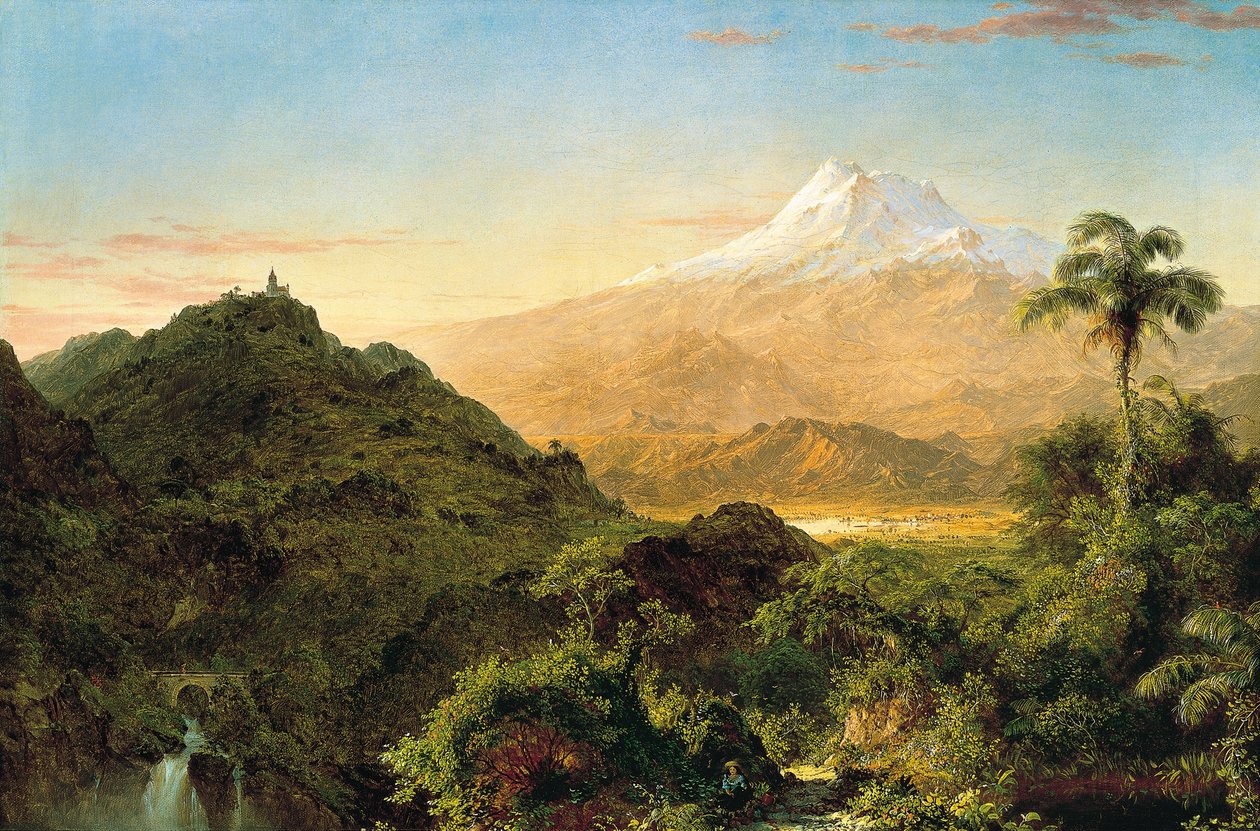 Güney Amerika manzarası by Frederic Edwin Church