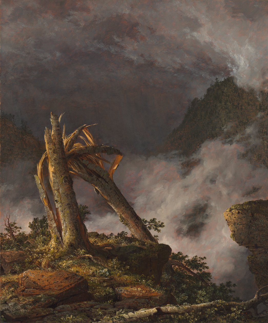Dağlarda Fırtına by Frederic Edwin Church