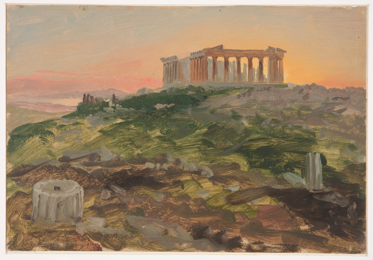Güneydoğudan Parthenon by Frederic Edwin Church