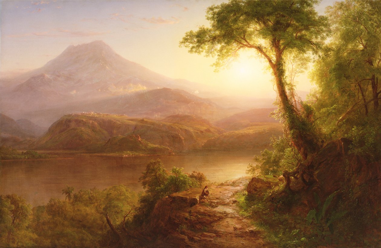 Tropikal Manzara: Güney Amerika Manzarası by Frederic Edwin Church