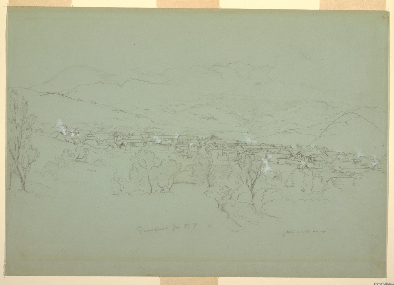 Guaranda, Ekvador manzarası by Frederic Edwin Church