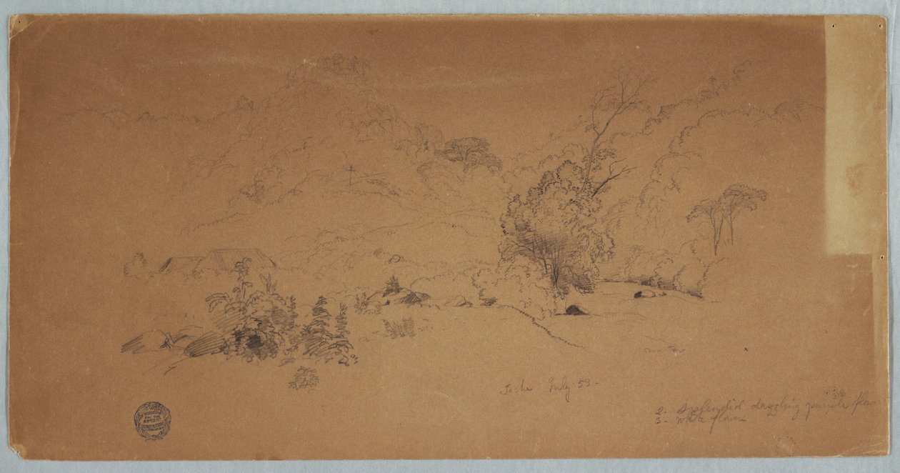 Toche, Kolombiya manzarası by Frederic Edwin Church