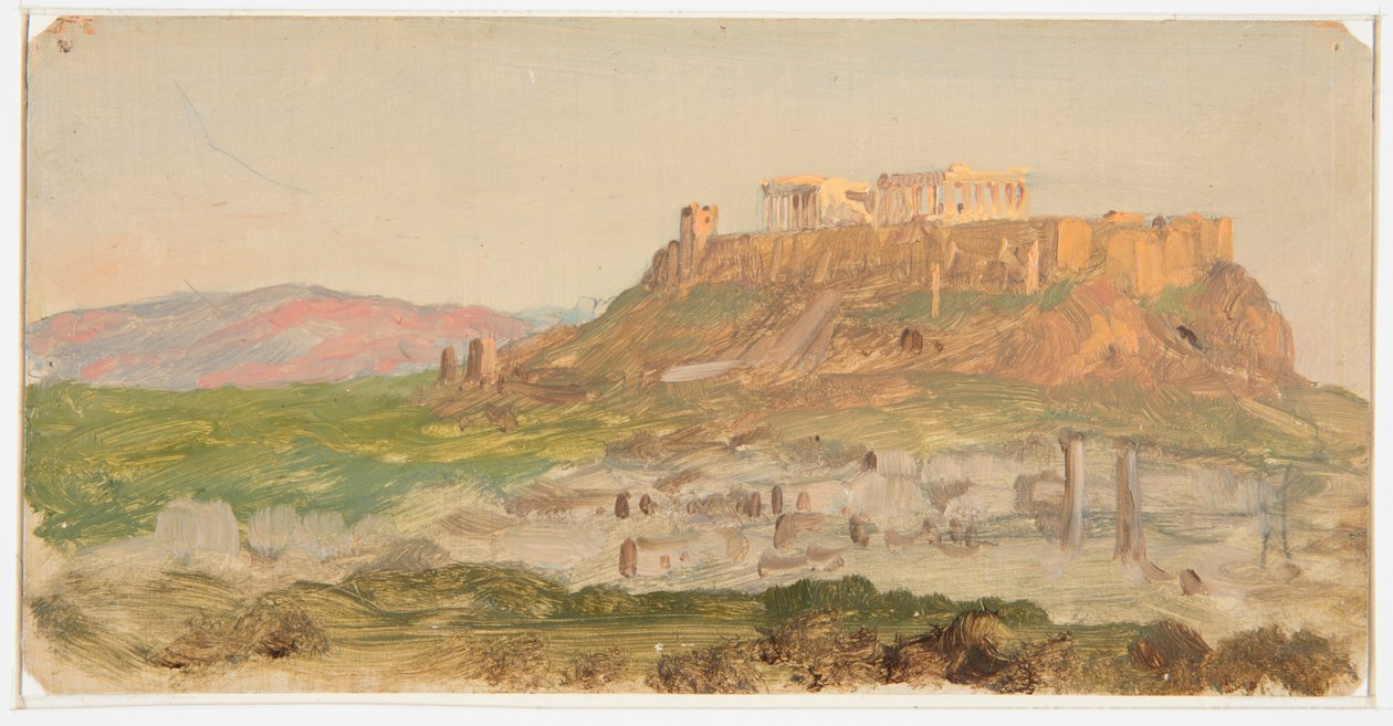Akropolis manzarası, gün doğumu by Frederic Edwin Church