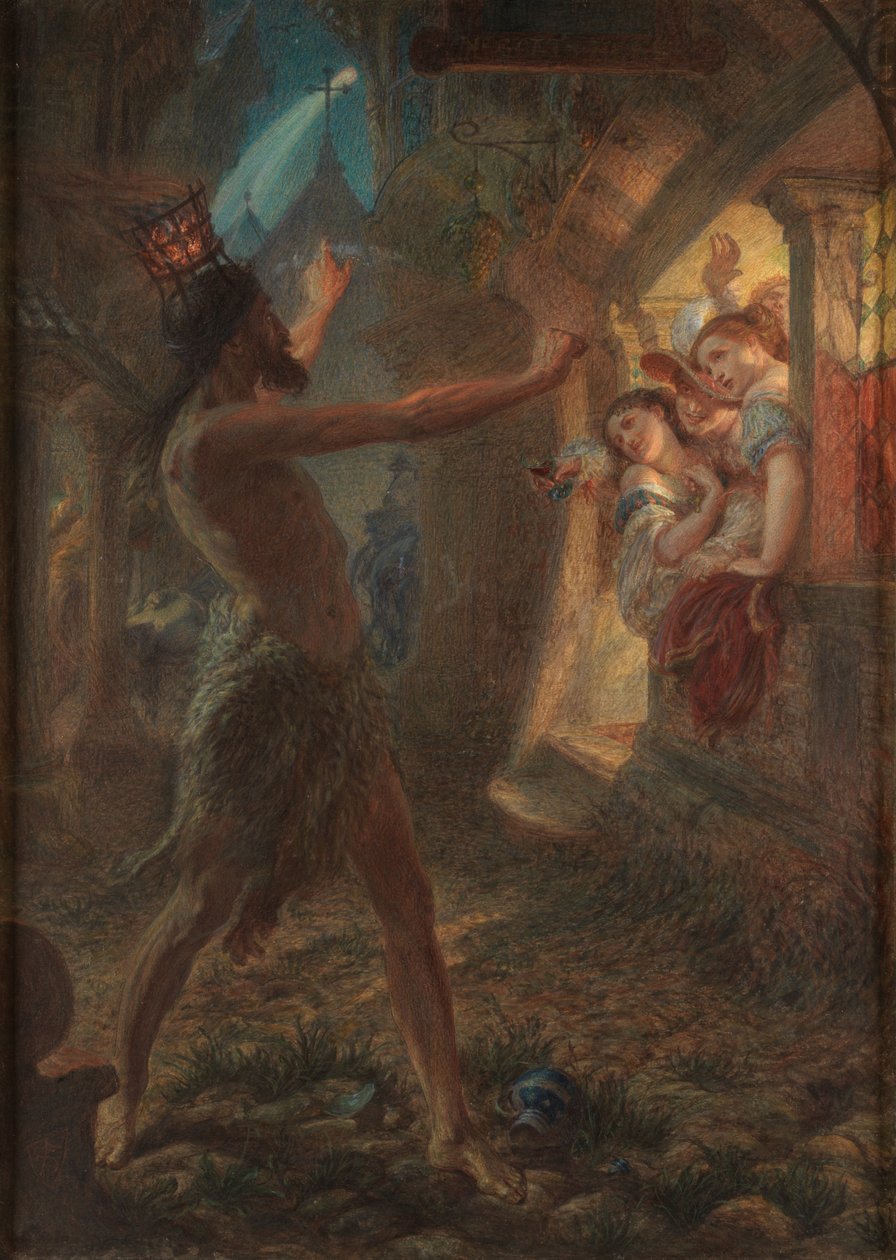 Solomon Kartalı (Arap zamkı ile suluboya ve gövde boyası) by Frederic James Shields