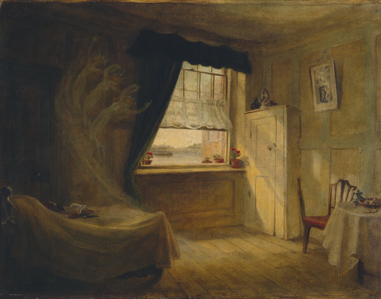 William Blake'in Odası by Frederic James Shields