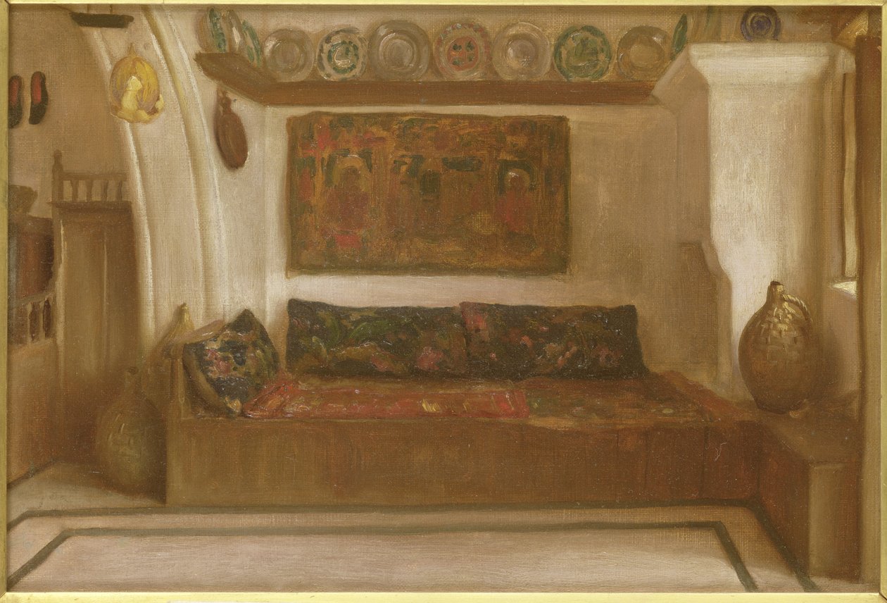 Lindos, Rodos'ta Bir Ev by Frederic Leighton