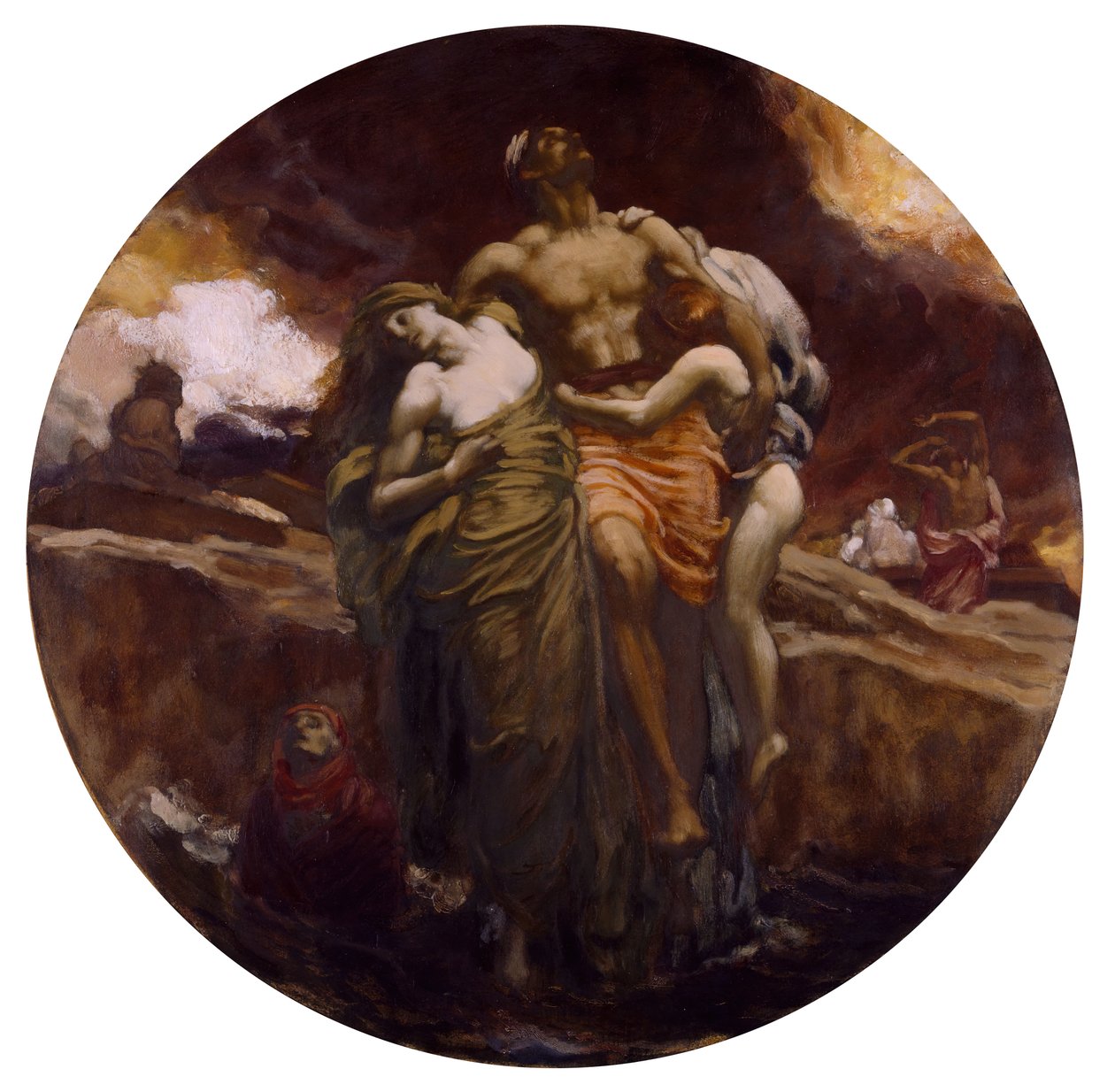 Ve Deniz, İçinde Bulunan Ölüleri Verdi, 1891-92. by Frederic Leighton