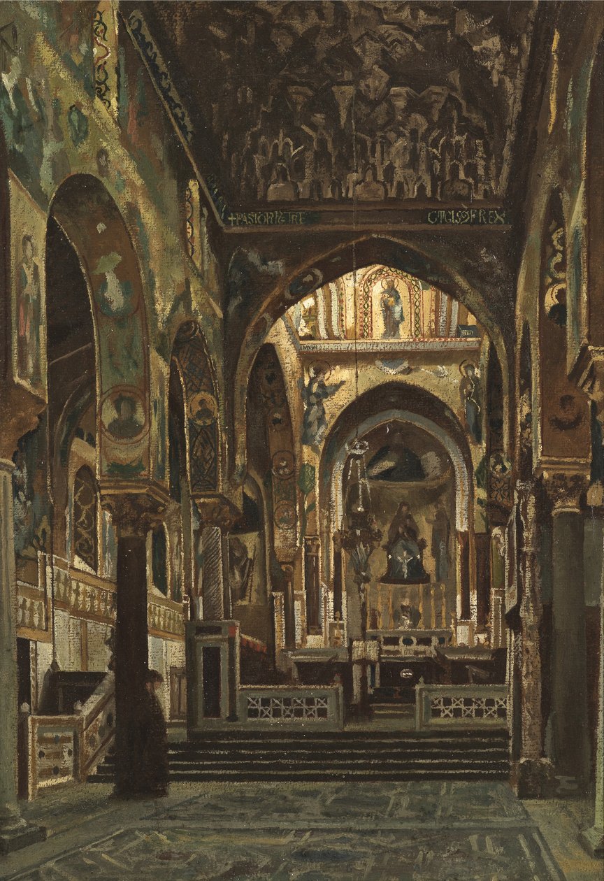 Palatine Şapeli, Palermo by Frederic Leighton