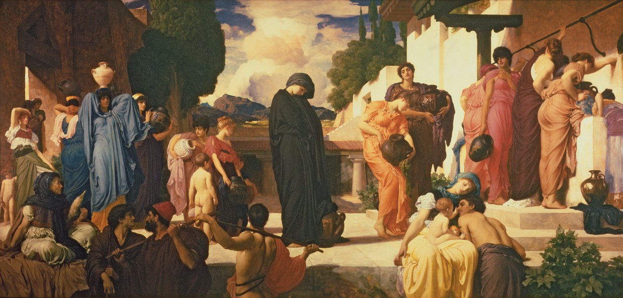 Esir Andromache, c.1888 (tuval üzerine yağlı boya) (bkz. 226710 & 250633) by Frederic Leighton
