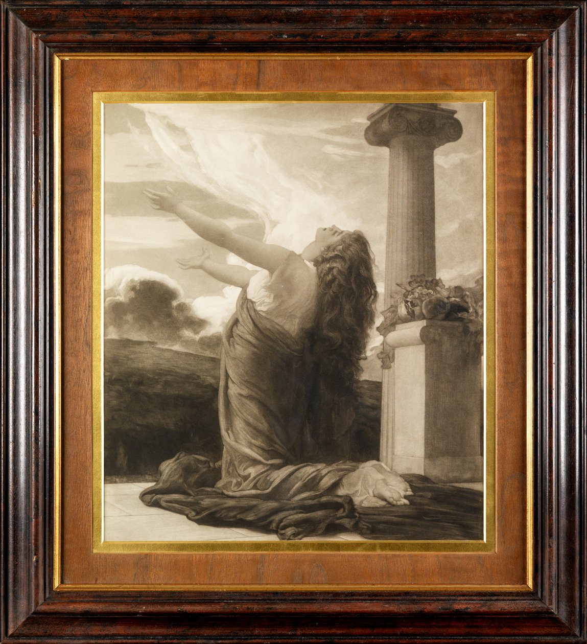 Clytie (fotogravür) by Frederic Leighton