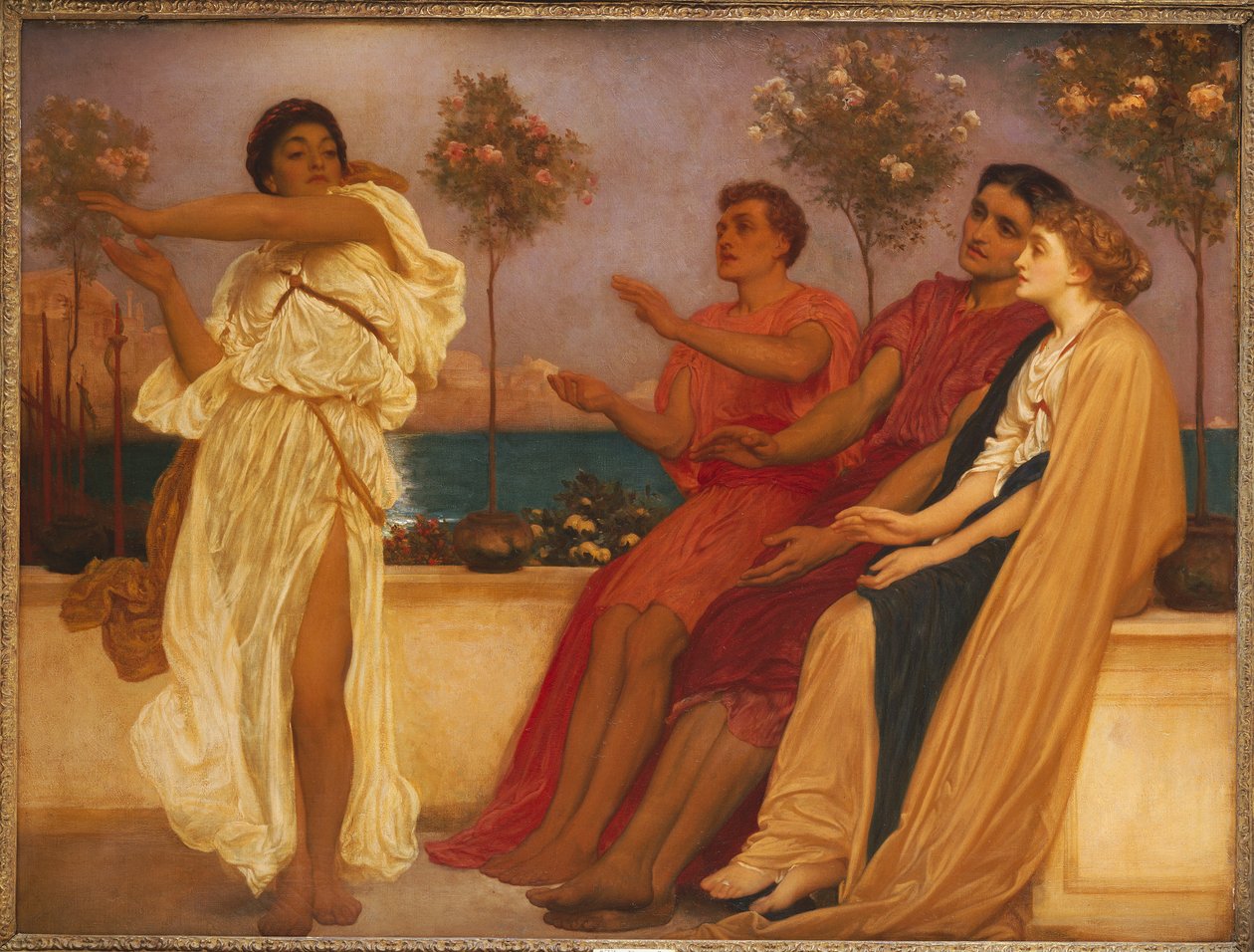 Yunan Kız Dans by Frederic Leighton