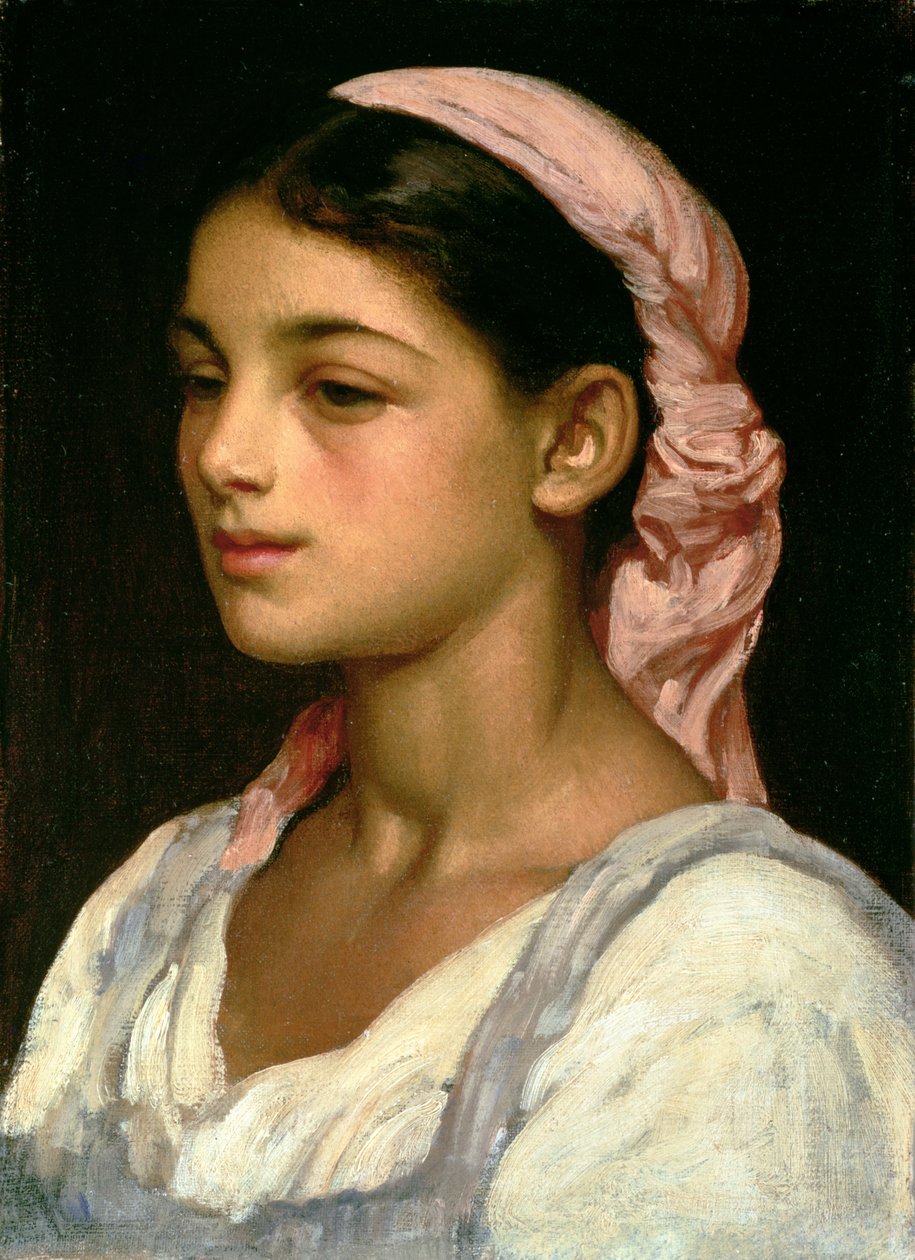 İtalyan Kız Başkanı by Frederic Leighton