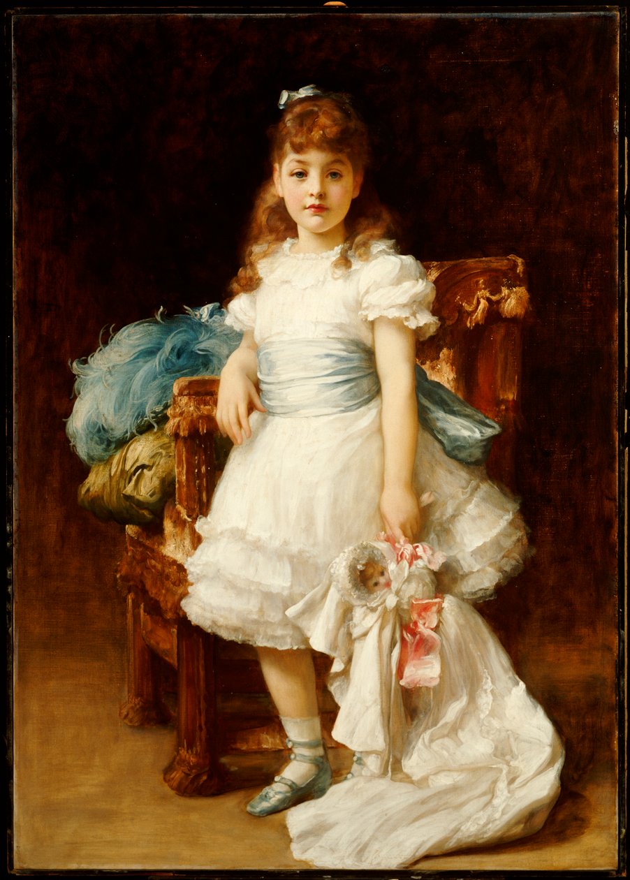 Leydi Sybil Primrose by Frederic Leighton