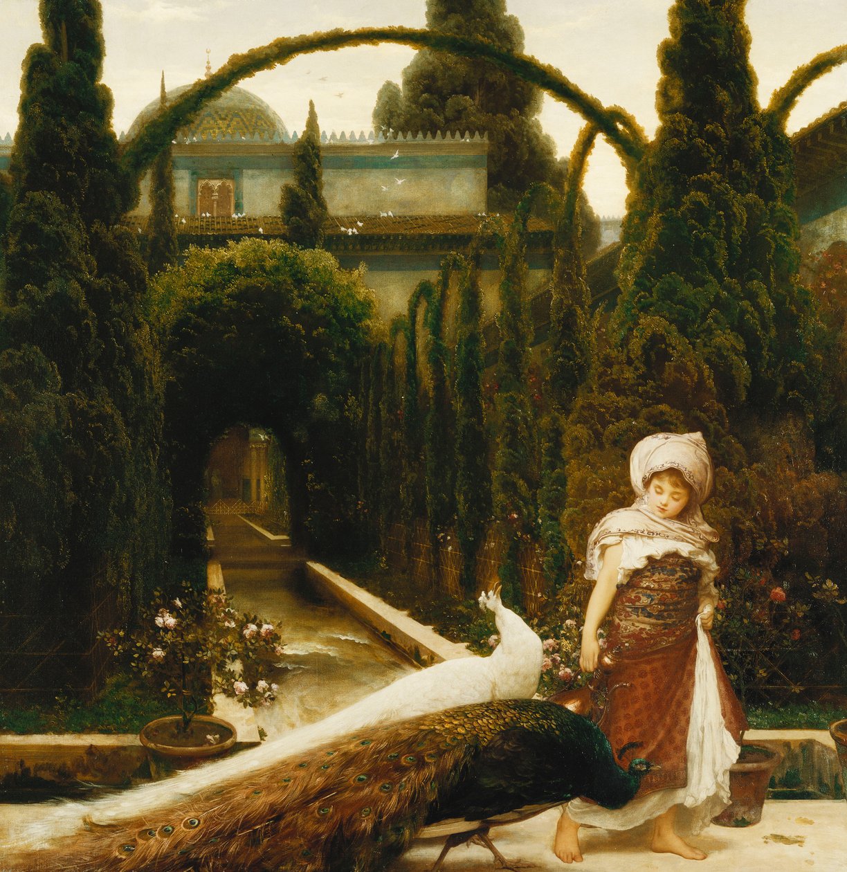 Mağribi Bahçesi; Bir Granada Rüyası, 1874 by Frederic Leighton