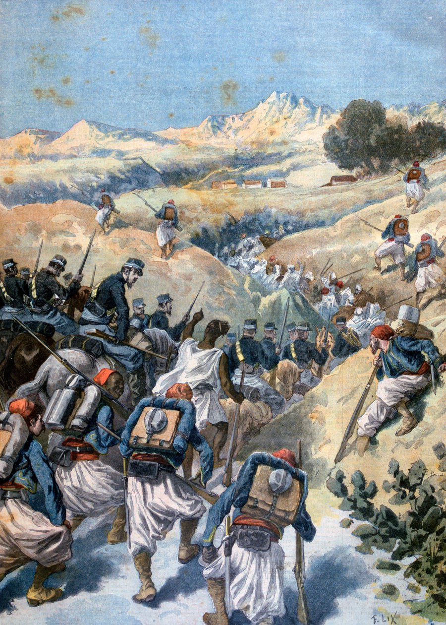 Eşkıyalarla Savaş, Cezayir, 1892 by Frederic Lix