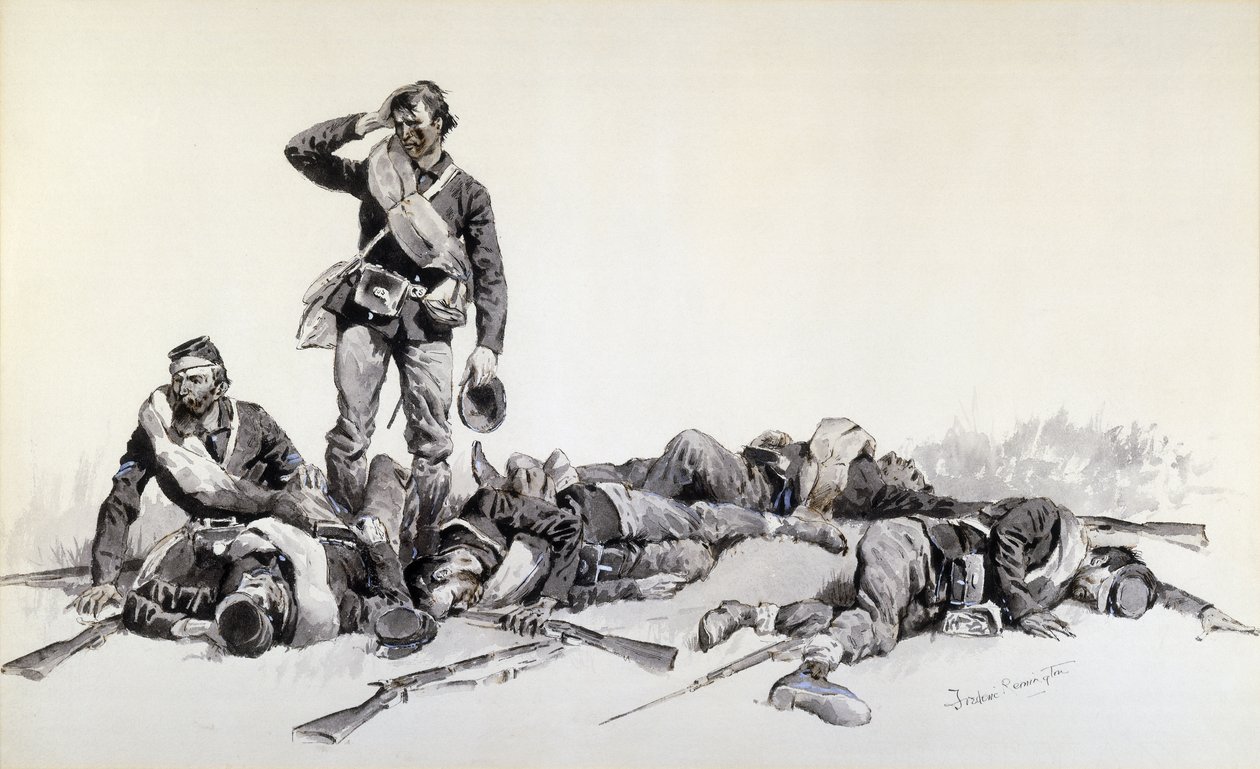 Savaştan Sonra by Frederic Remington