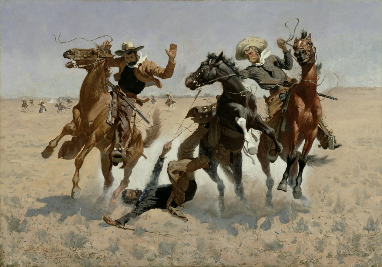 Bir Yoldaşa Yardım Etmek (Tüm Ameliyatları Geçmiş) 1889-90 (tuval üzerine yağlı boya) by Frederic Remington