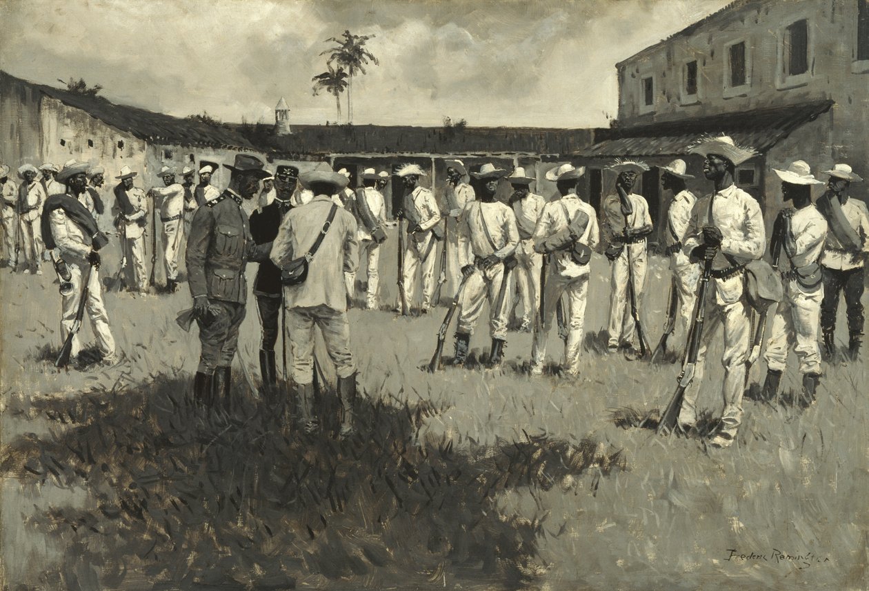 Gomez Ordusunun dağıtılması, 1899 by Frederic Remington