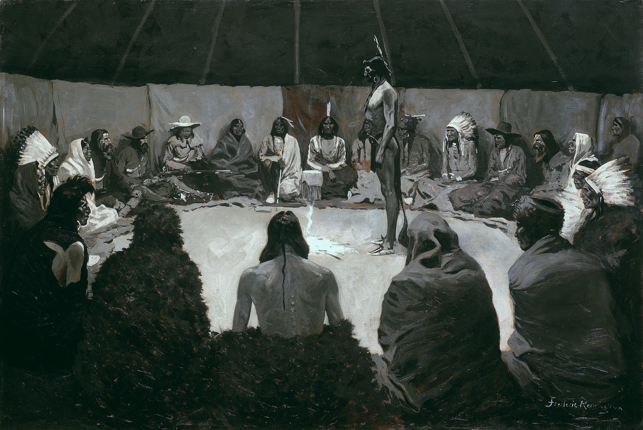 Beyaz Adama Söyleyeceğim by Frederic Remington