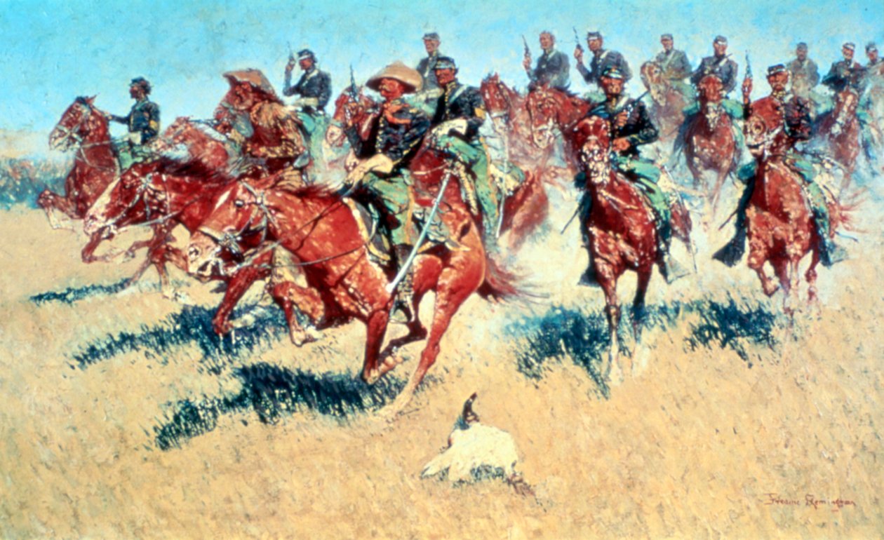 Güney Ovalarında, 1907 by Frederic Remington