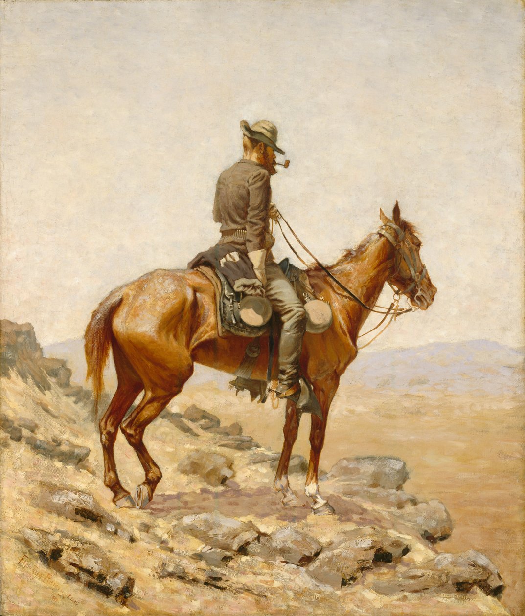 Gözcü, 1887 by Frederic Remington