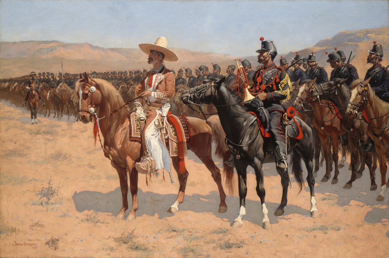 Meksika Binbaşı, 1889. by Frederic Remington