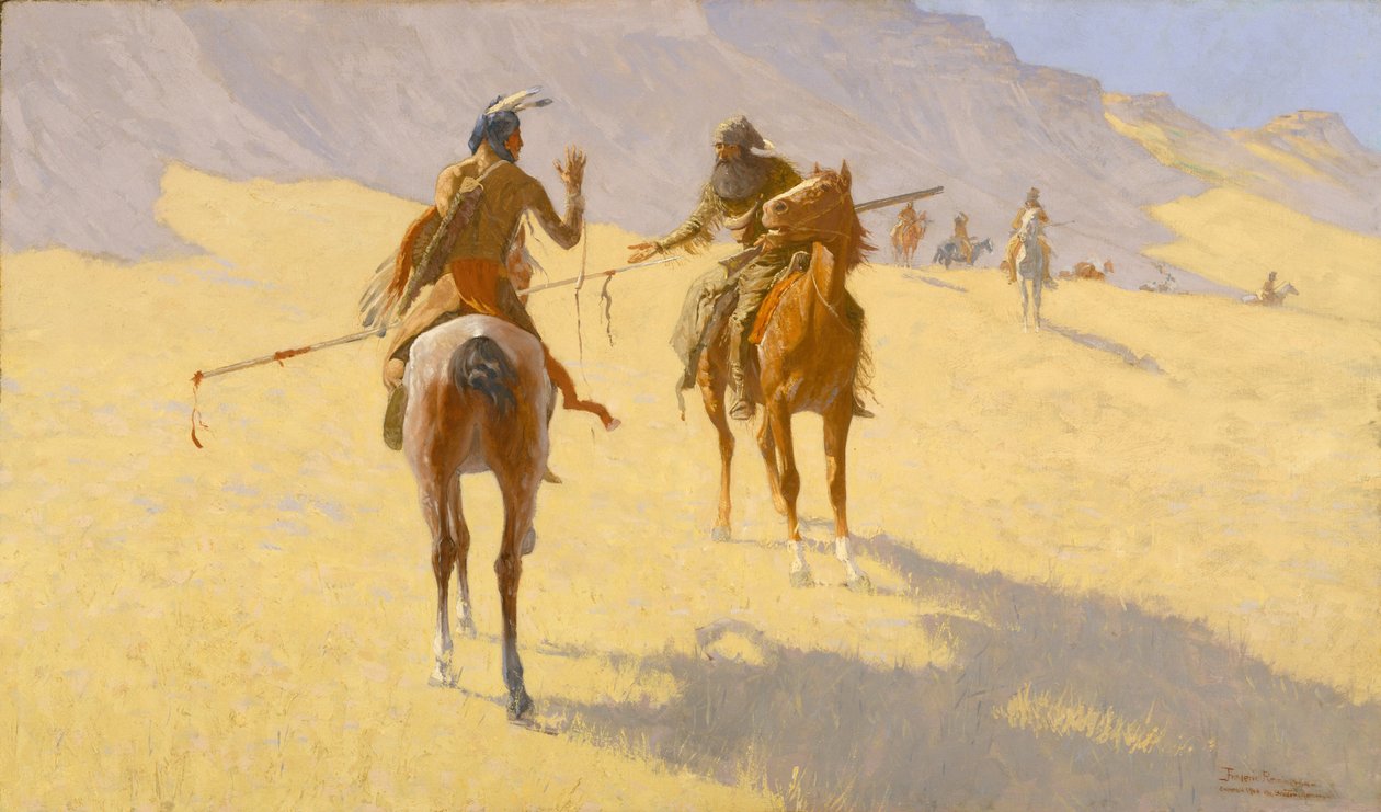 Müzakere, 1903 by Frederic Remington