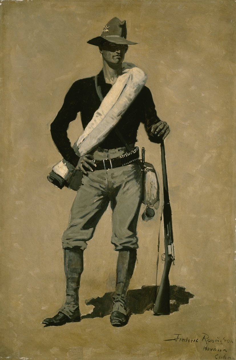 ABD Askeri, İspanyol-Amerikan Savaşı (Birinci Sınıf Savaşan Adam) 1899 by Frederic Remington
