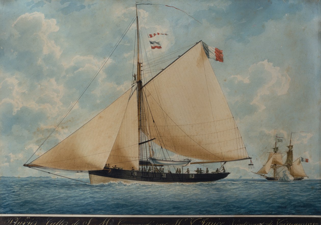 Pluvier, Cutter de S.M. MR tarafından görevlendirildi. V. Sans by Frederic Roux