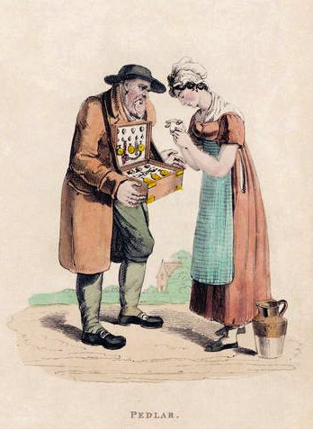 Minyatürde Pedlar Ackermanns Dünyası, 1820