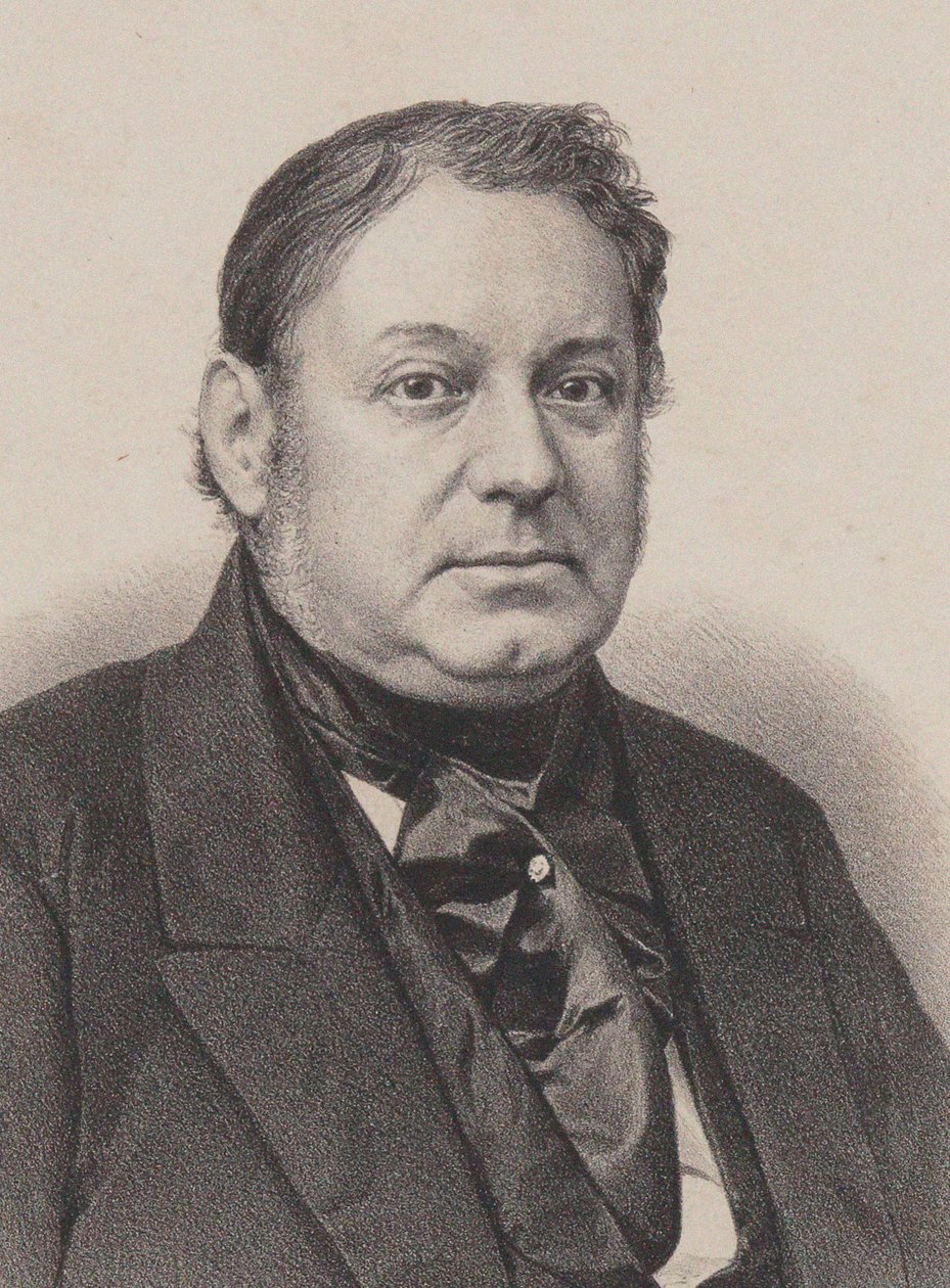 Piyanist ve besteci Amédée Méreaux 1802-1874'ün portresi. by Frederic Sorrieu