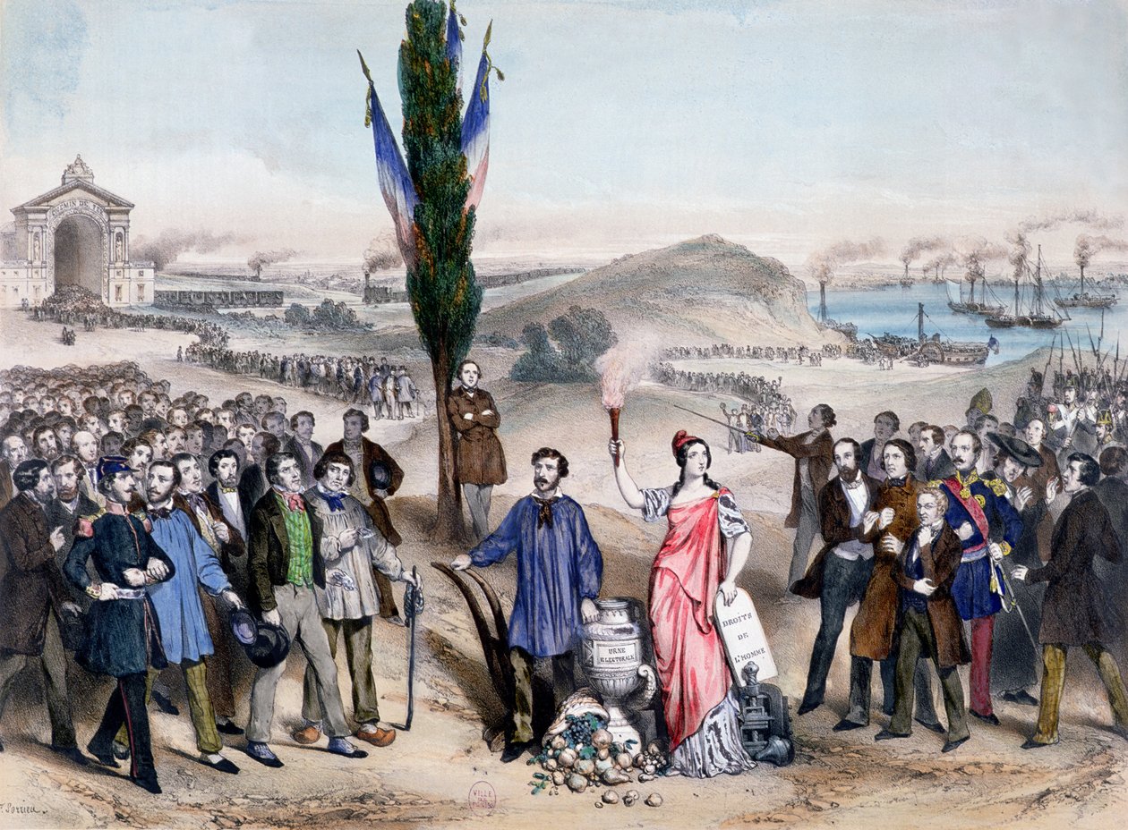 Evrensel Oy Hakkı, 1850 by Frederic Sorrieu