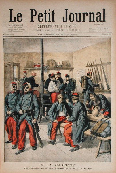 Kışlada, Karda Manevra Hazırlığı, Le Petit Journal